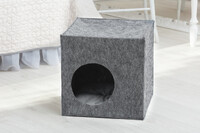 Домик для животных без подушки Digitalwool Куб 40 x 40 x 40 см Серый (DW-92-05)