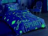 Детский и подростковый комплект TAC Disney Frozen 2 Free Spirit Ранфорс / простынь на резинке+светится в темноте