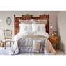 Постельное белье Tac жаккард - Cross lacivert Синий евро