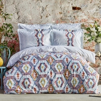Постельное белье Karaca Home ранфорс - Besta indigo Индиго полуторное