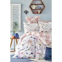 Постельное белье Karaca Home - Coral mercan 2019-2 пике 220*230 евро