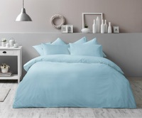 Двуспальный евро комплект TAC Basic Turqoise Ранфорс-Antibacterial