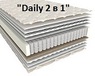 ➤ Матрац Sleep&Fly SF DAILY 2in1 / ДЕЙЛІ 2в1 《АКЦІЯ》 ☑️ Знижки — 15% від ™ ЕММ