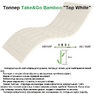 Топпер TOP WHITE Take&Go Bamboo