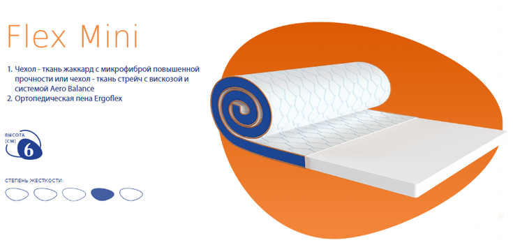 ⏩ Купити міні-матрац топпер Sleep&Fly Flex Mini (висота = 6 см) ☑️ легко розкладати і складати на дивані, ліжка ☑️ зручно спати завдяки властивості середньої жорсткості ...☎... купити міні-матрац з Складу - Економніше! ⚡ Купить матрас топпер Sleep&Fly Flex Mini ✴️ АКЦИЯ &harr; цены ПРОИЗВОДИТЕЛЯ ✔️ из Склада в Киеве ⏩ + доставка по УКРАИНЕ на &laquo;MatrasOrgUA&raquo;